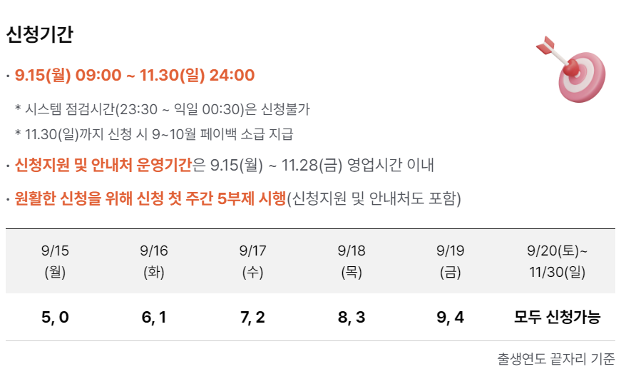 상생페이백 누리집 사이트