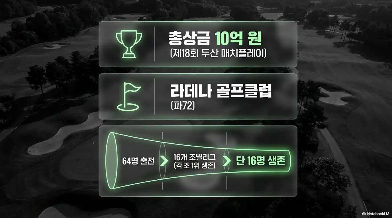 두산 매치플레이 경기 개요