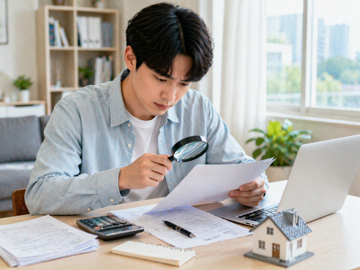 전세자금을 걱정하다 전세자금지원을 보고 안도하고 있다.