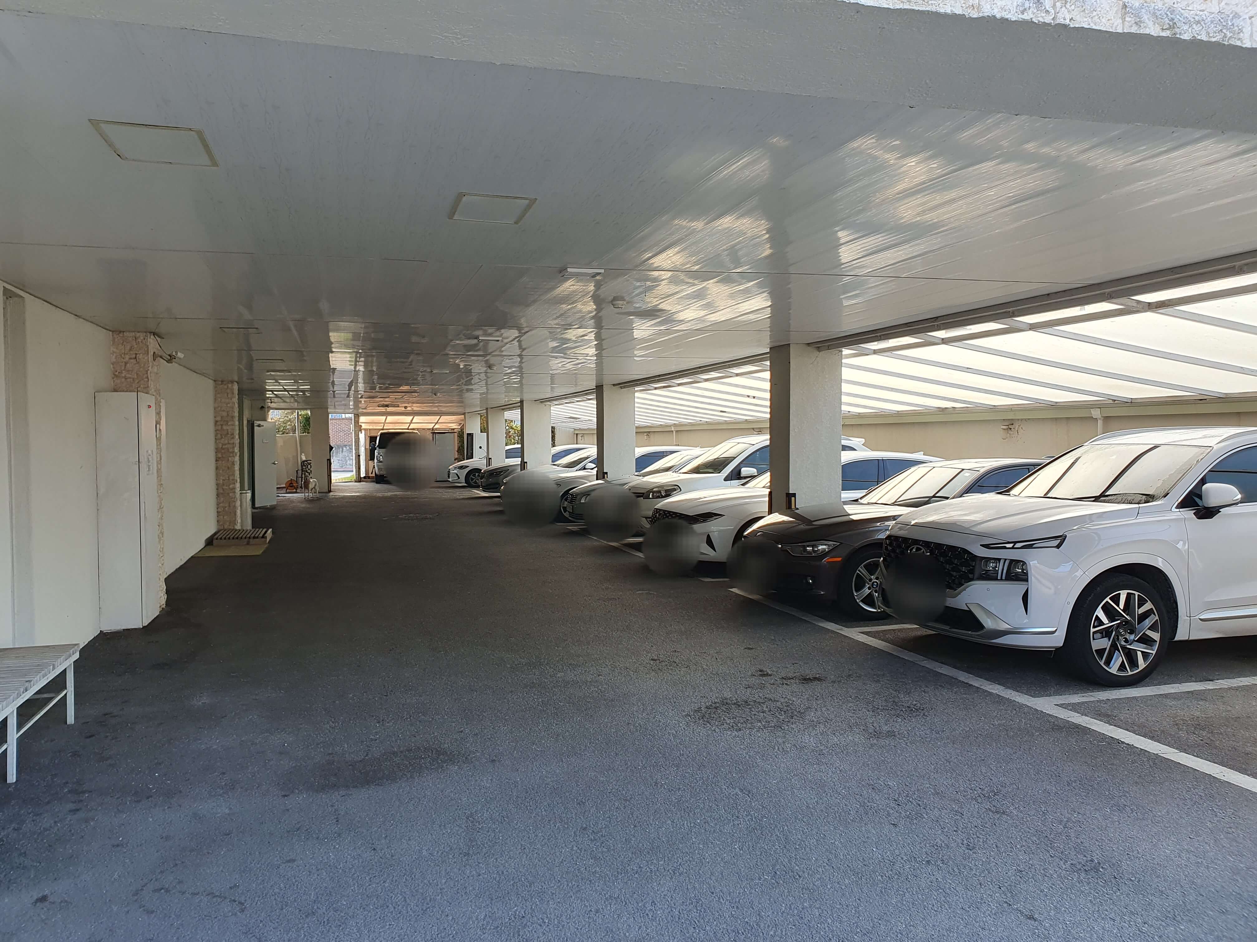 남도호텔 전용 주차장