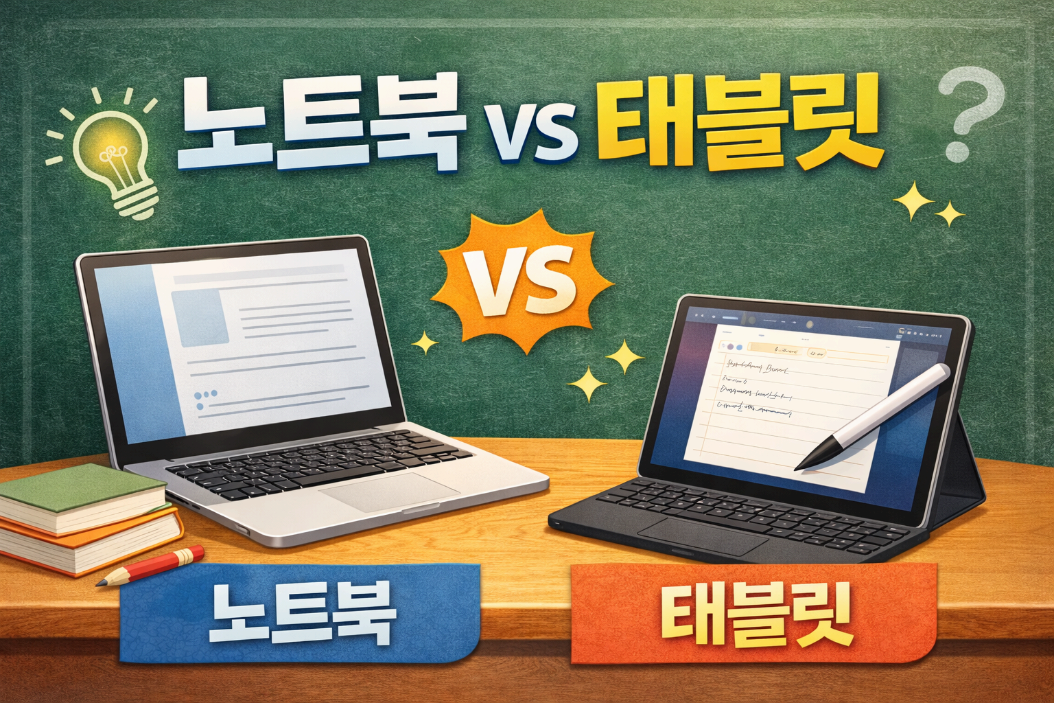 "노트북 vs 태블릿" 싸움, 학부모 기준으로 정리하면 끝나요