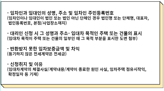 신청서