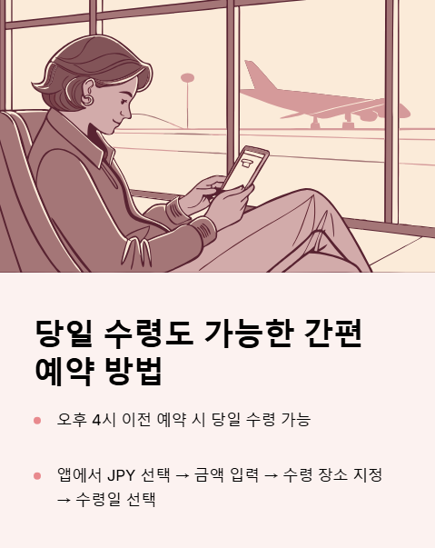 당일 수령도 가능한 간편 예약 방법