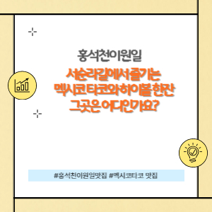 홍석천이원일 멕시코 타코 맛집