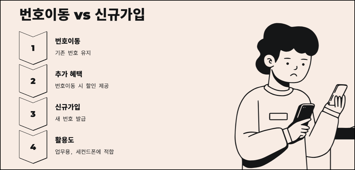 번호이동 vs 신규가입