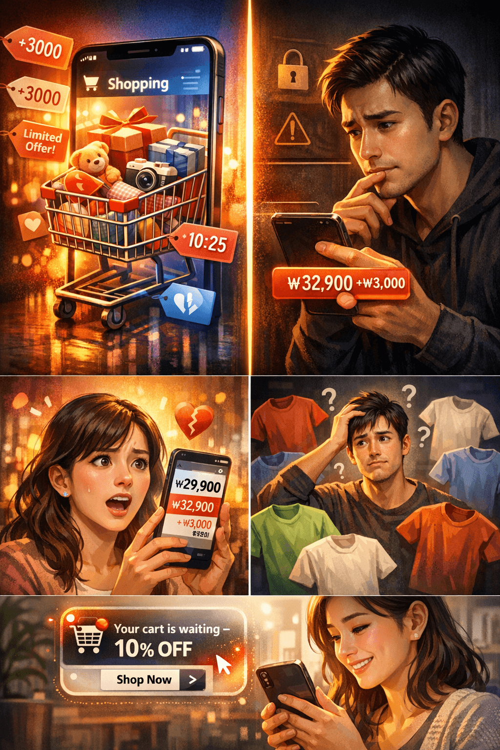 장바구니에 담고 왜 안 살까 70%가 결제 직전 떠나는 진짜 이유