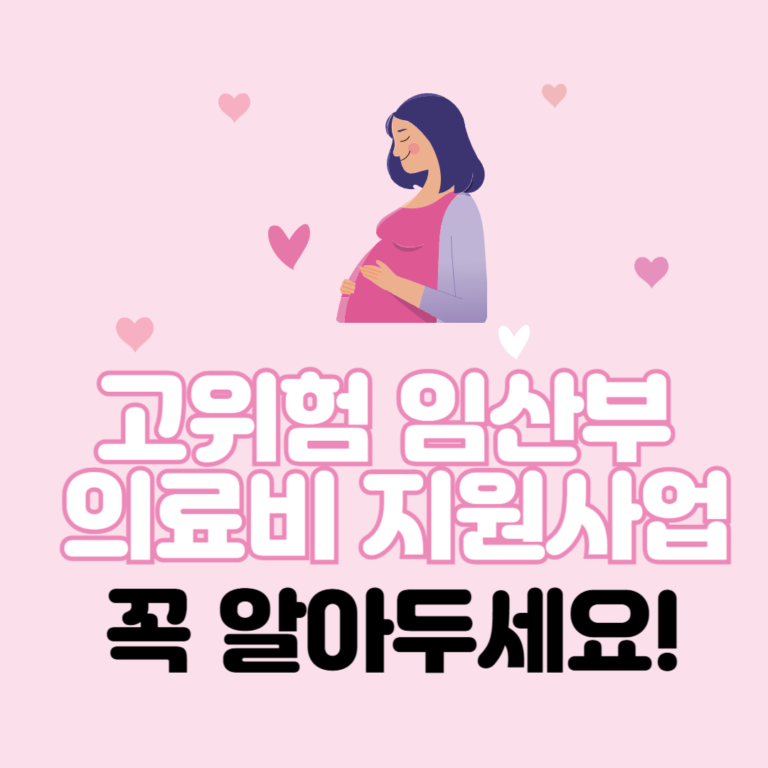 고위험 임산부 의료비 지원사업