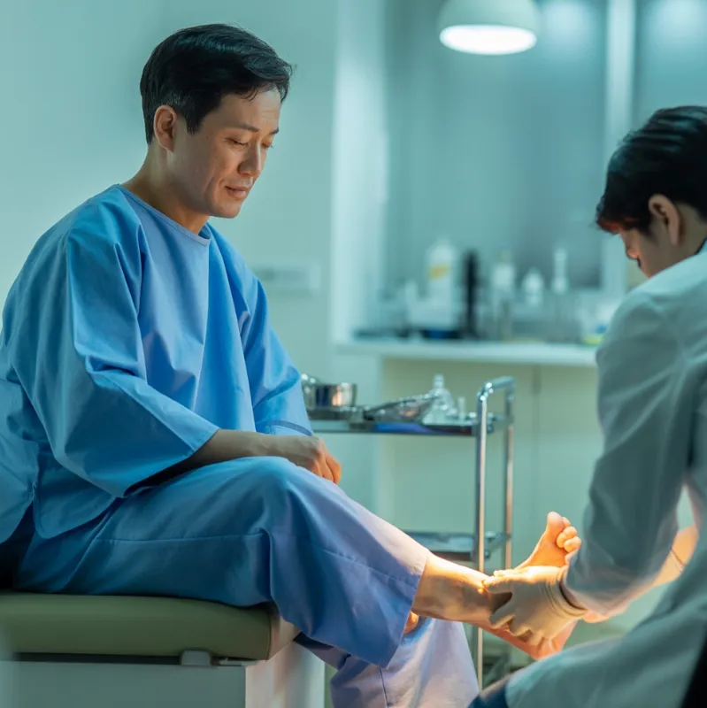 내성발톱 병원 치료 이미지