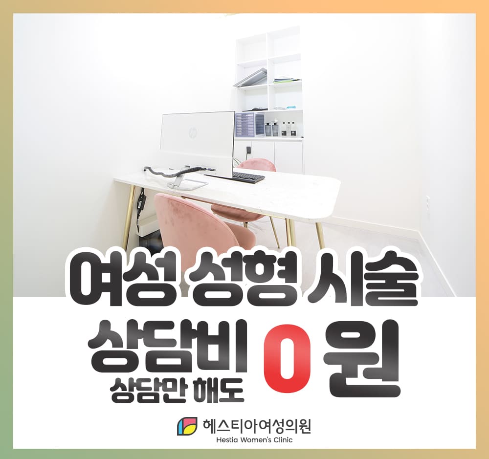 헤스티아여성의원 여성성형 시술 상담비 0원