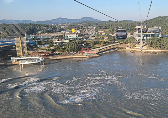 겨울 여행지 추천 명량해상케이블카