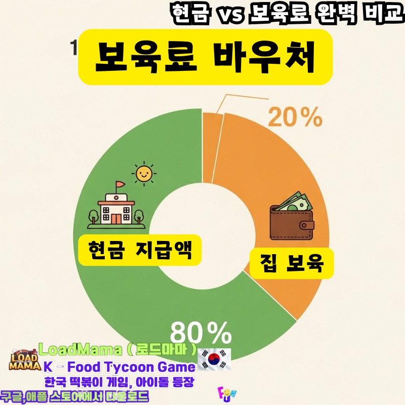 현금 vs 보육료 보육료 바우처