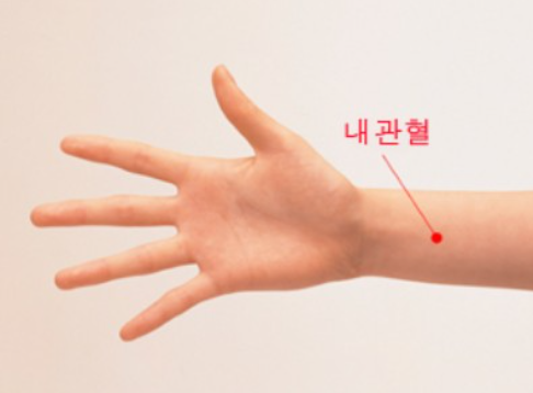 체기 내리는 지압법&amp;#44; 내관혈 지압