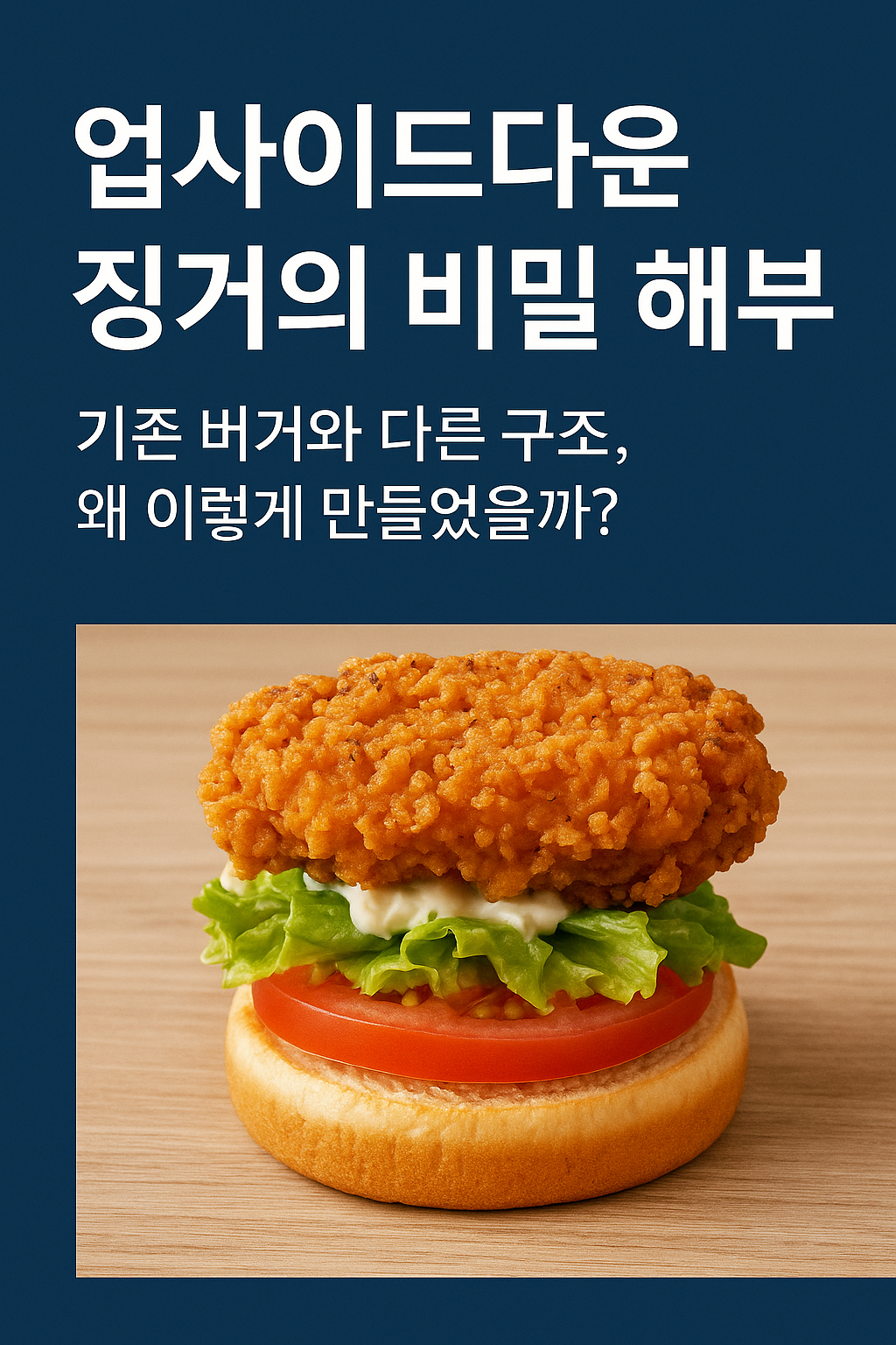 업사이드다운 징거