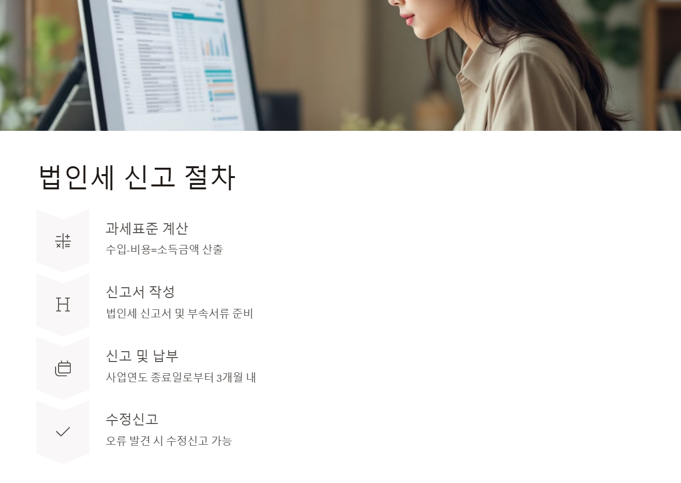 법인세 신고 절차