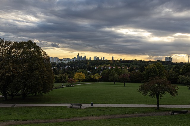 비가 올것 같은 골프장