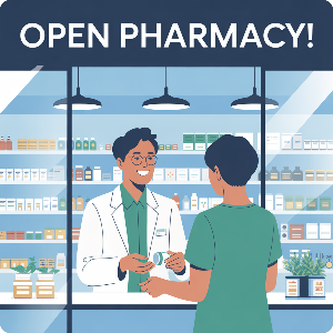 주말 문여는 약국 이미지