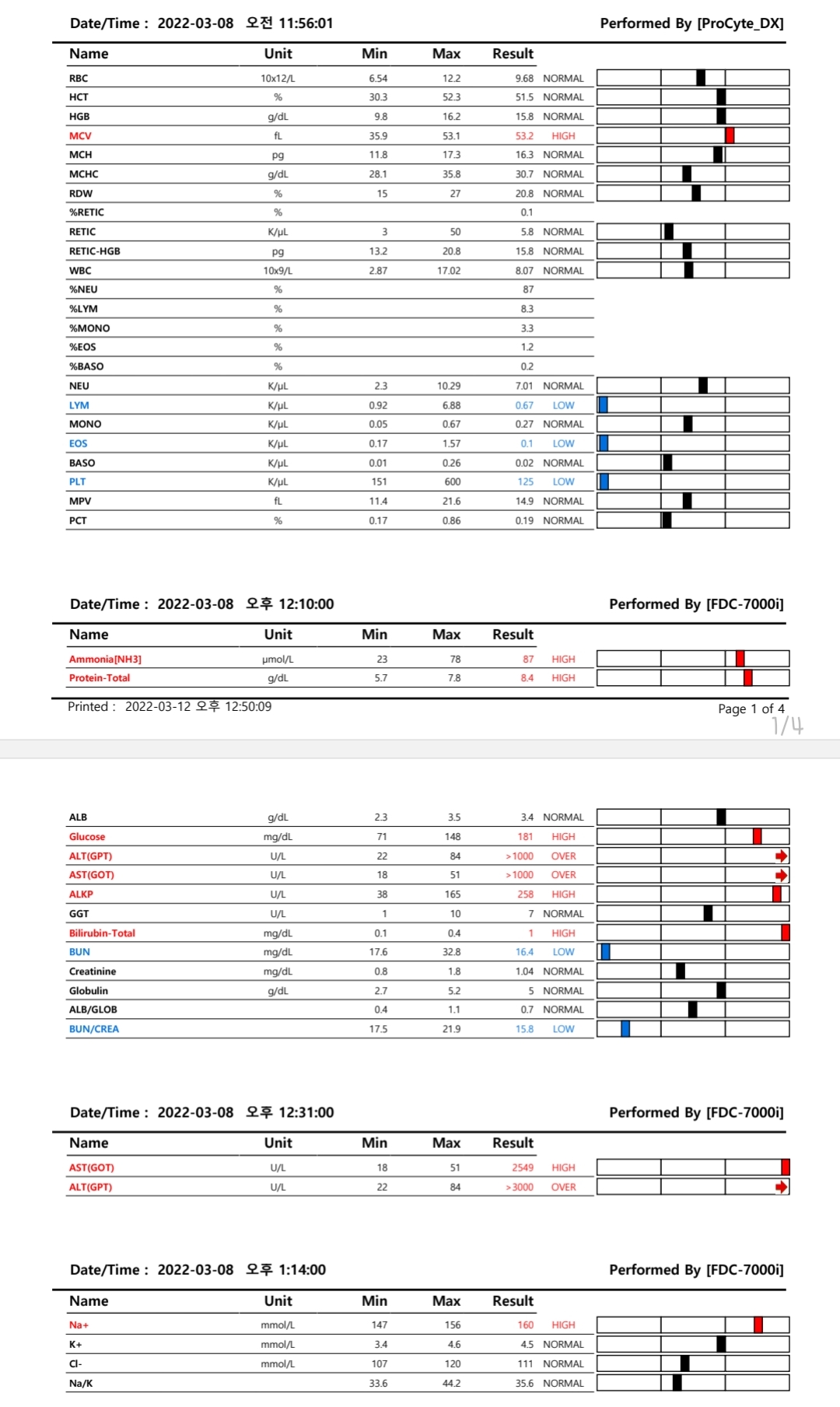 황달로 인한 호야의 입원. 고양이 황달.