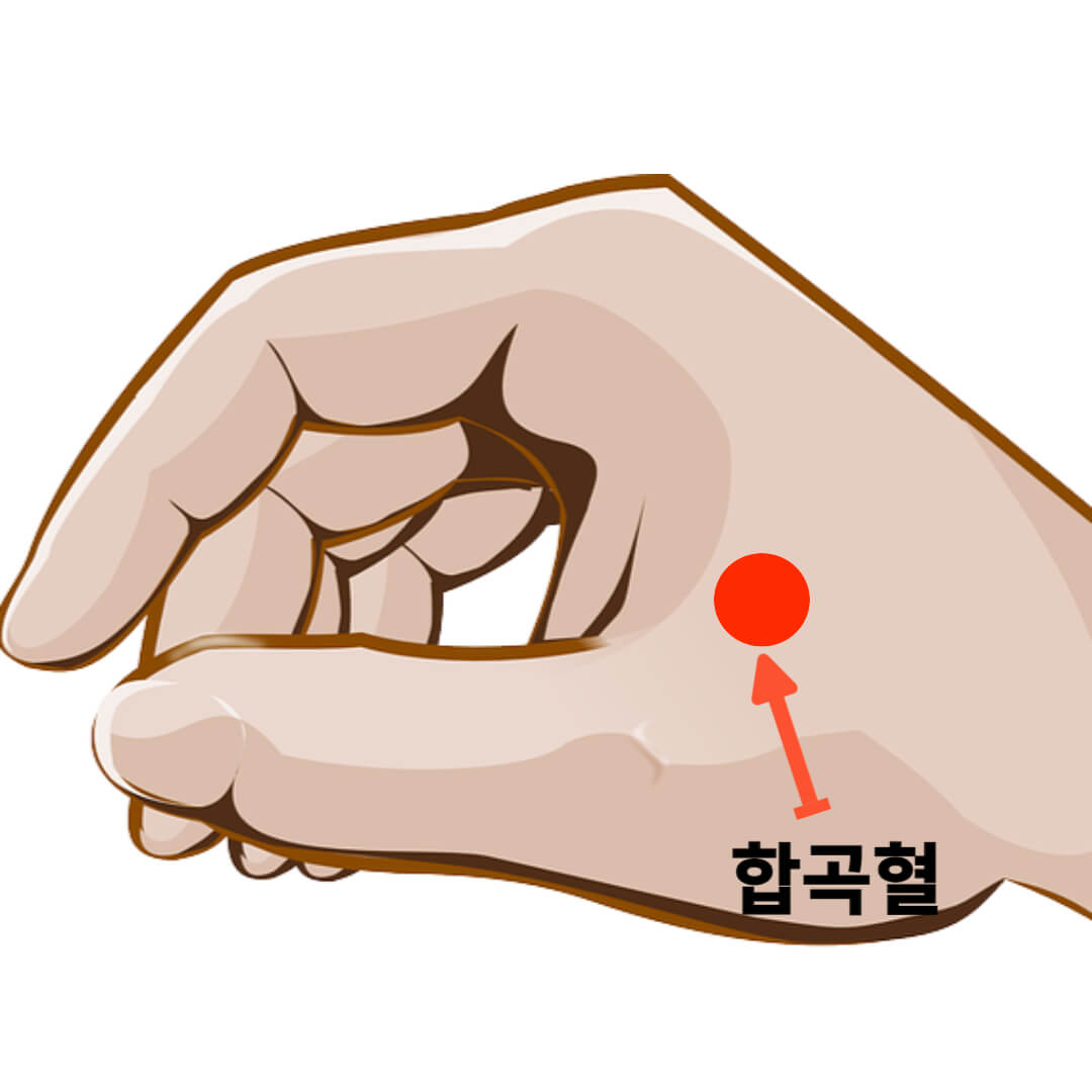 체했을 때 지압 방법
