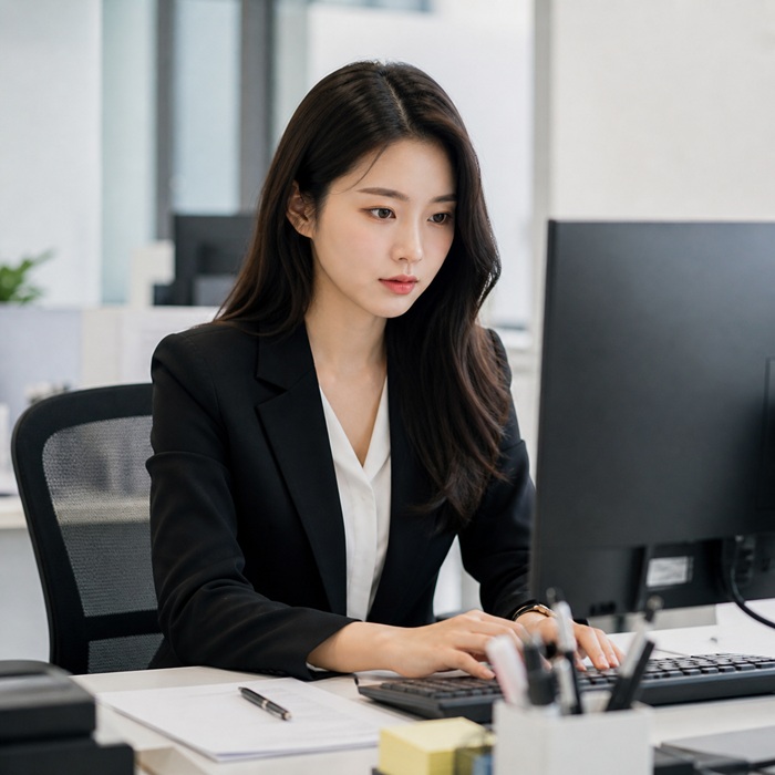 경매 공부하는 모습