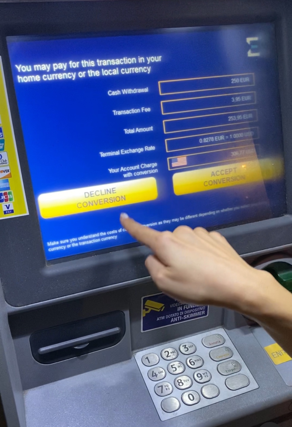 이탈리아 트래블로그 환전