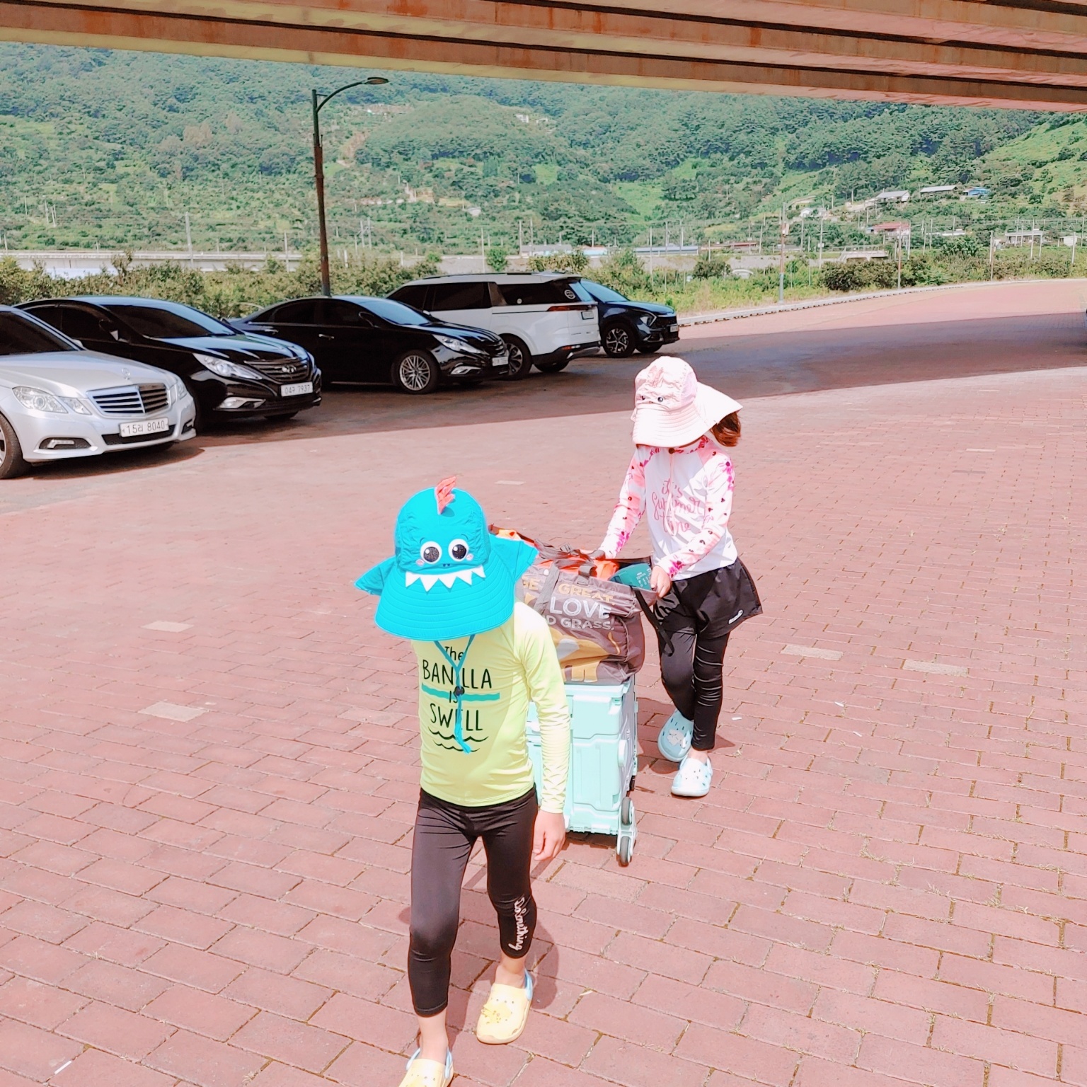 청도 레일바이크 물놀이장 주차장