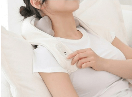 무아스 두드림 케어 무선 목 어깨 마사지기