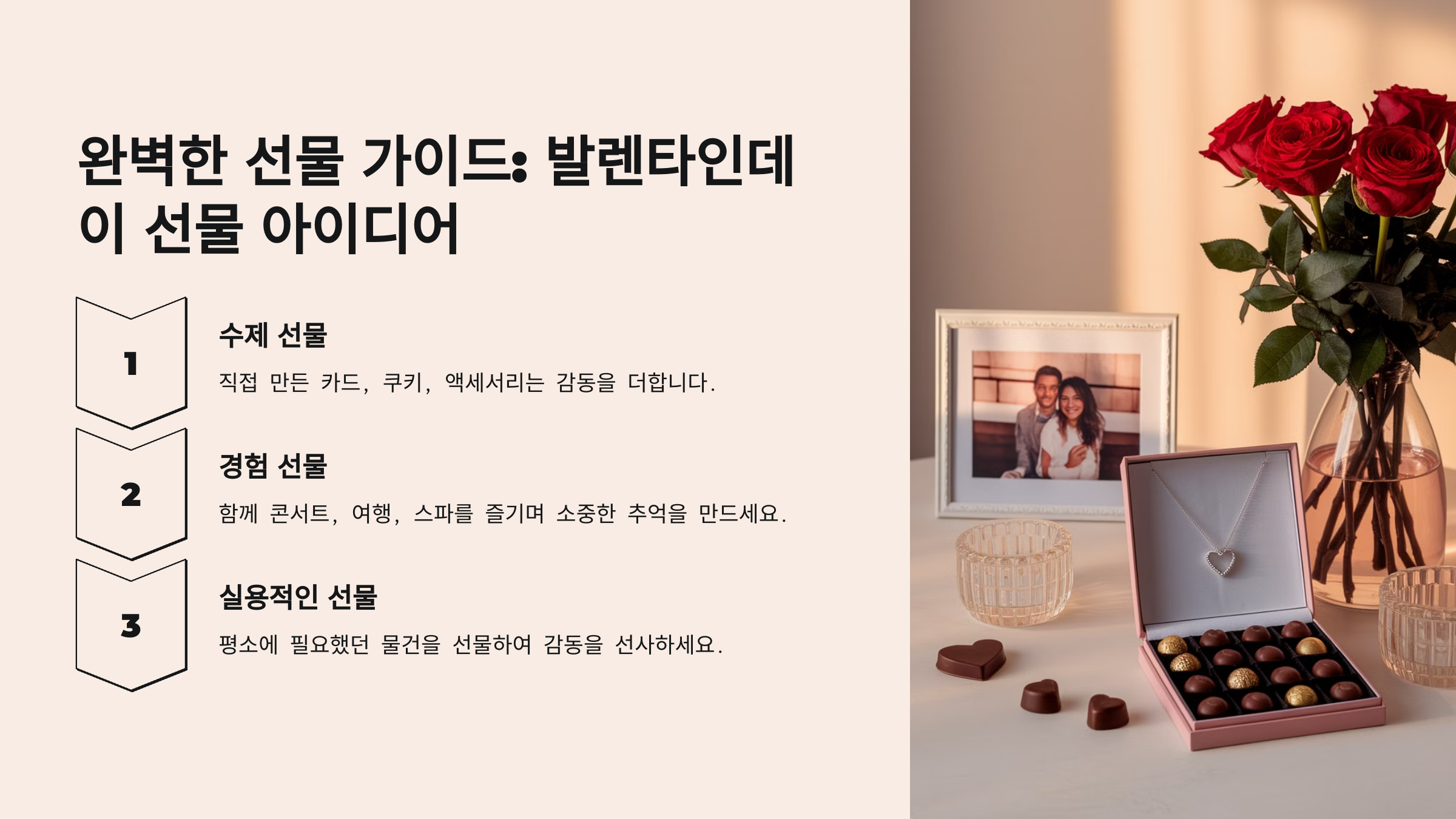 발렌타인데이 선물 아이디어