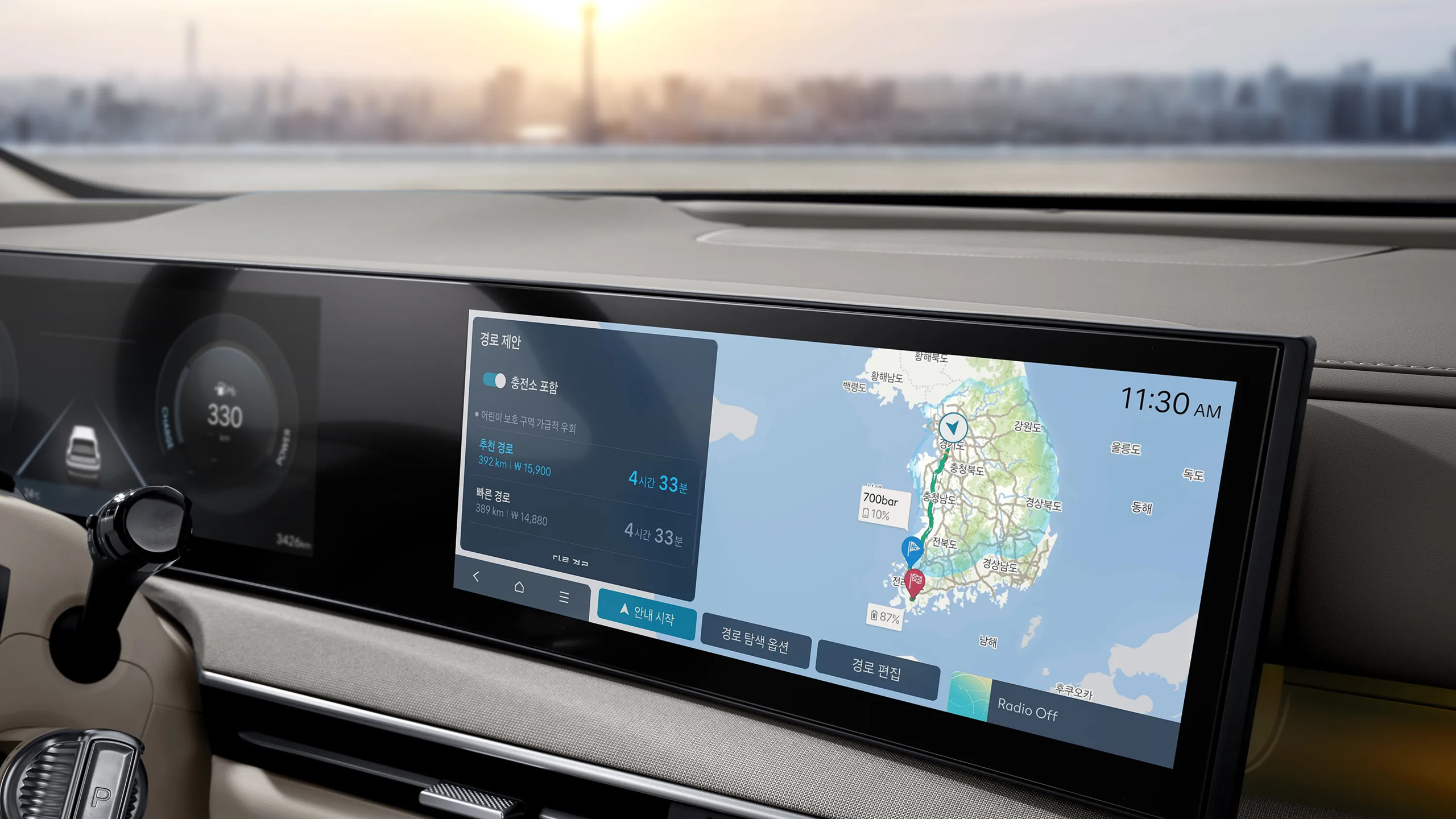 편리한 충전 인프라와 실시간 경로 안내 시스템