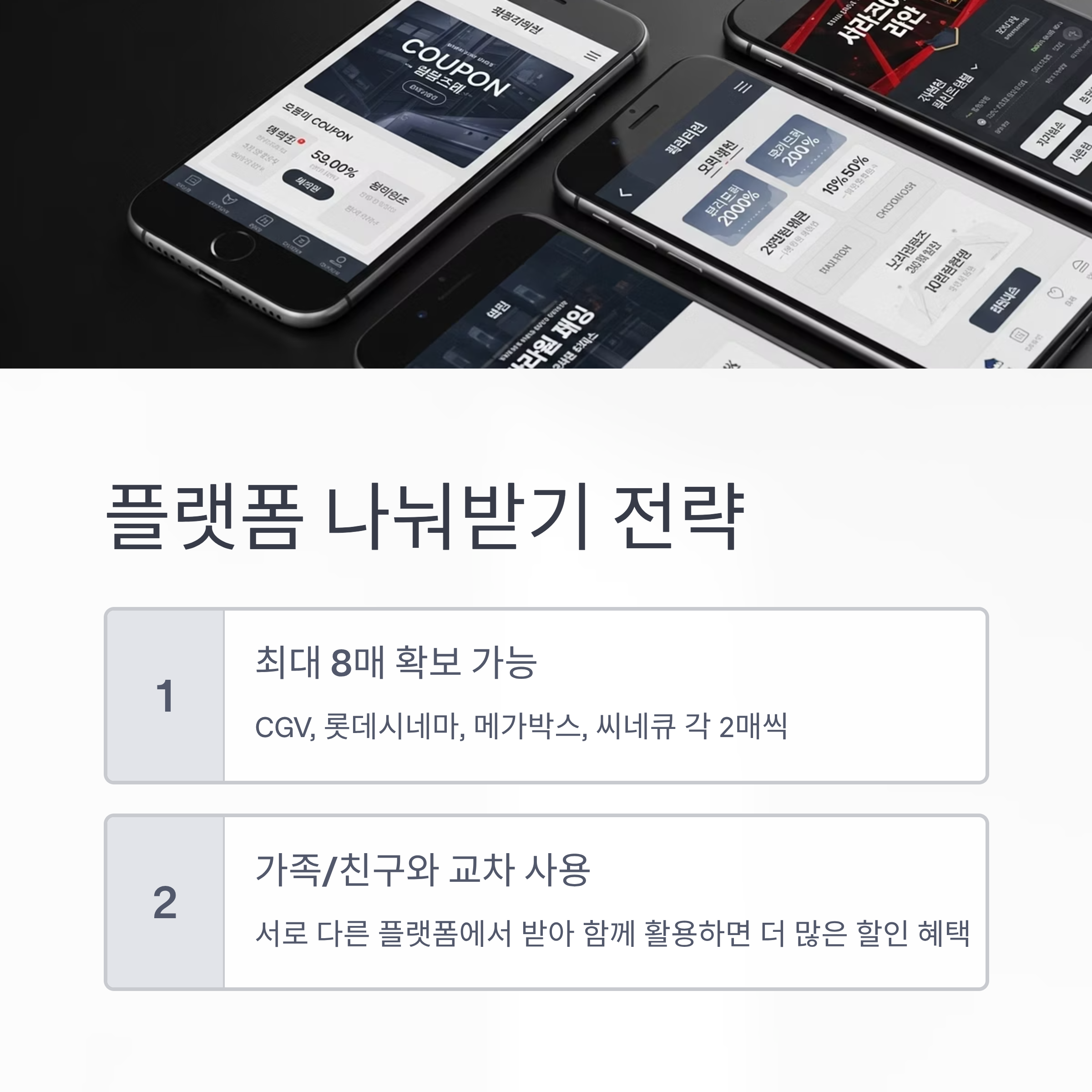 플랫폼 나눠받기 전략