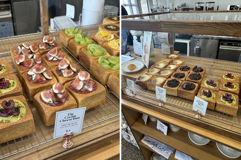 카페라테 베이커리 종류 및 가격