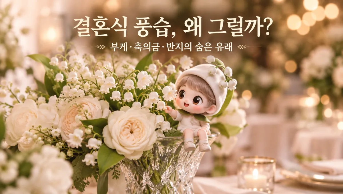 부케 던지기와 축의금, 약지 반지의 숨은 유래를 상징하는 결혼식 풍습 대표 이미지