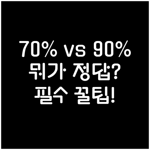 KB 고양이 보험 70%와 90% 선..