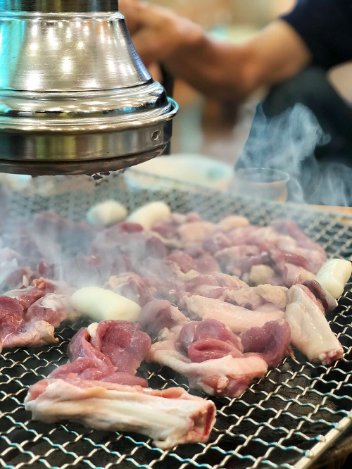 툇골오리 본점 춘천 오리 숯불구이 오리탕