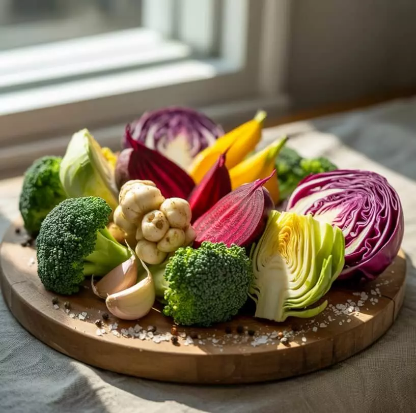 간 건강에 좋은 식단 이미지