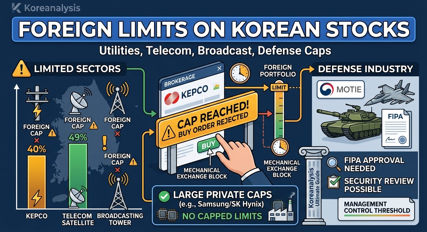 Foreign Ownership Limits on Korean Stocks