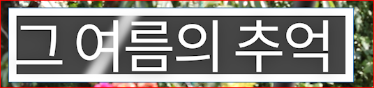 다양한 컨트롤 실험