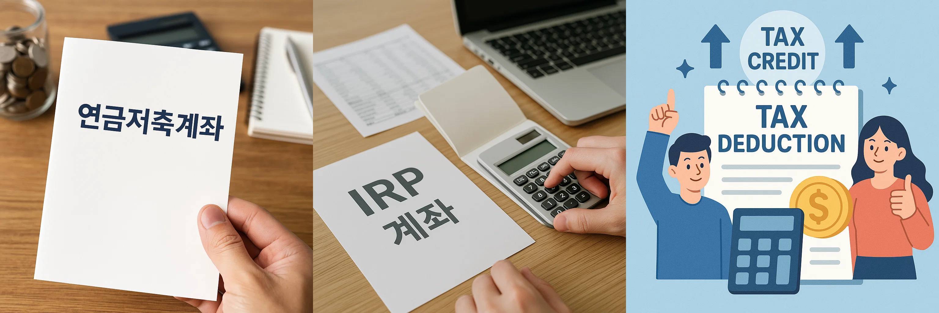 연금저축계좌, IRP계좌, 세액공제 혜택