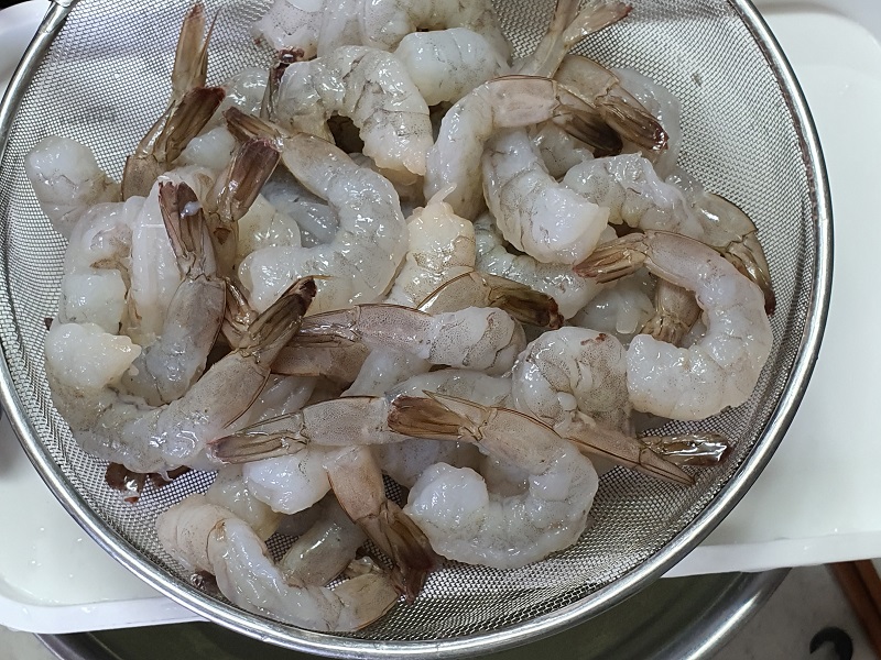 크림새우 만들기