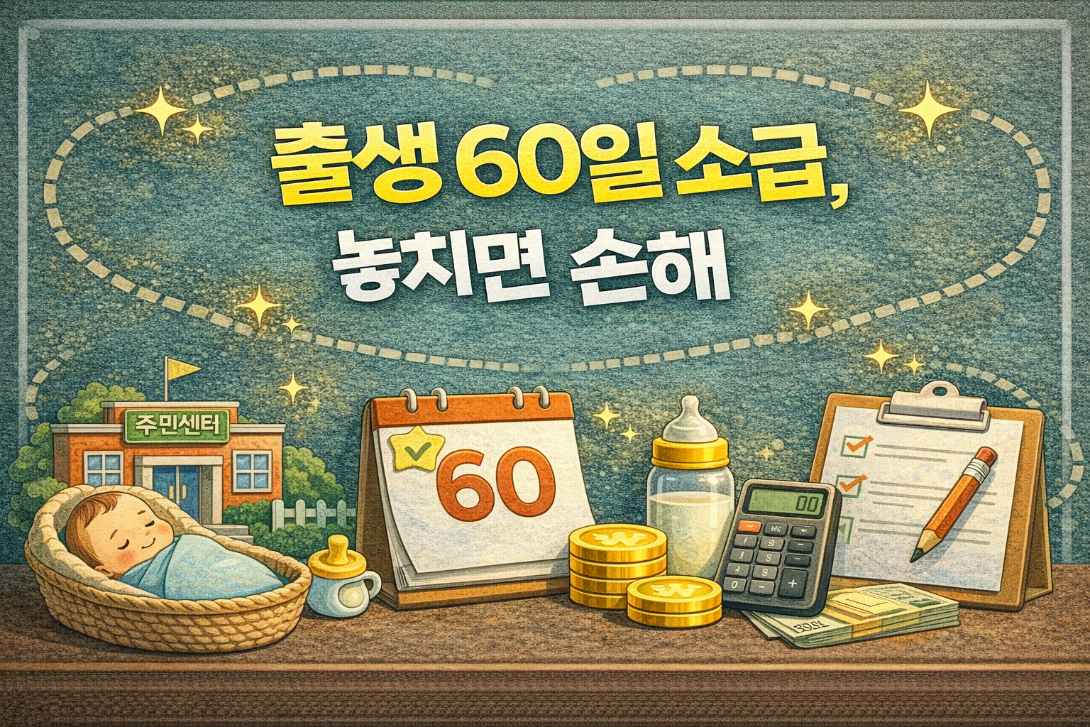 60일 소급, 이거 놓치면 진짜 아깝습니다