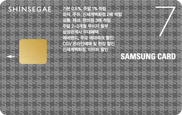 삼성카드 추천 2022년 TOP10