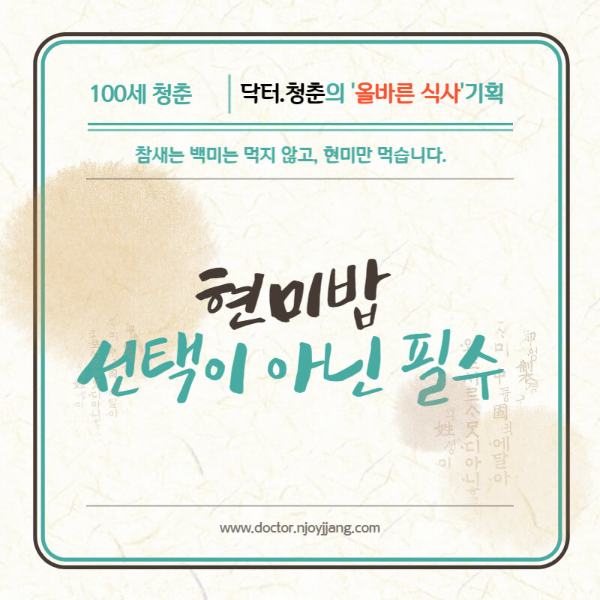 현미밥 현미 효능