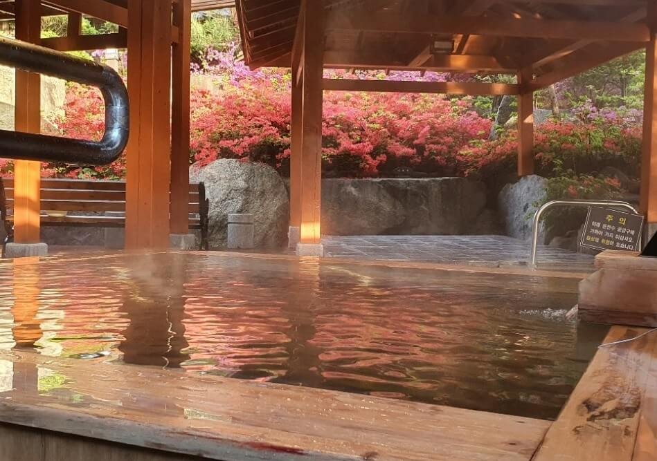 척산온천-노천탕