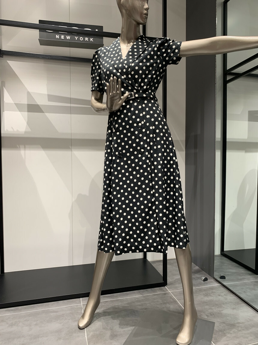 제시뉴욕 도트패턴더블원피스 BB65NLOP0990