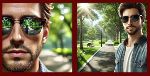 선글라스 쓴 남성