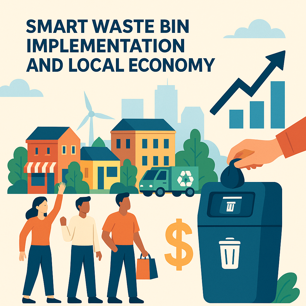 지능형 쓰레기통 도입과 지역사회 경제 활성화 효과