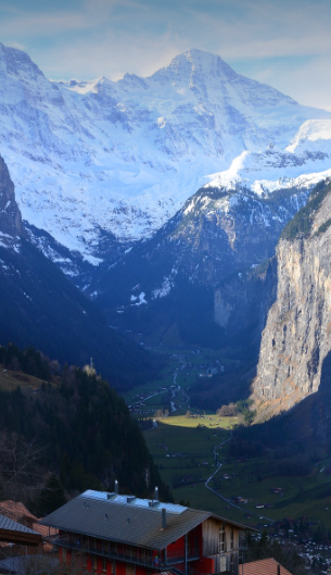 하늘과 호수 사이, 스위스 인터라켄