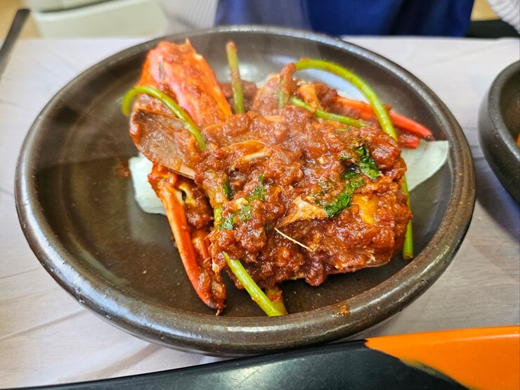 양념맛이 예술인 꽃게찜
