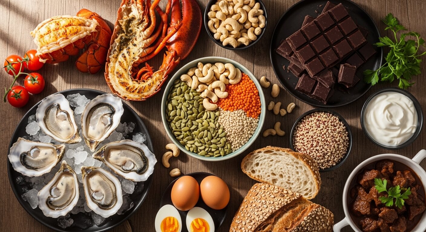 아연이 많은 음식