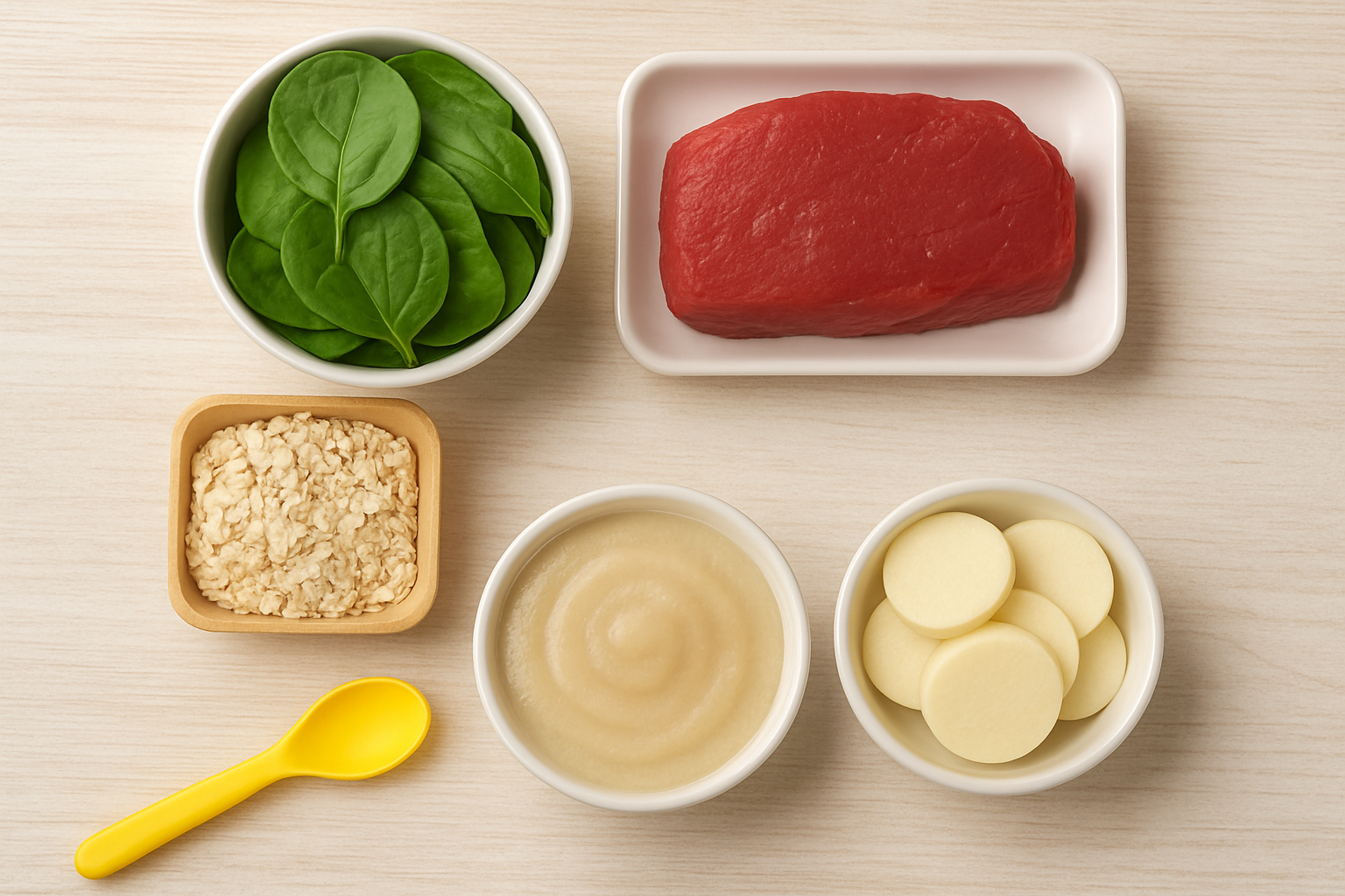 철분, 칼슘, 단백질 강화 이유식 관련 사진