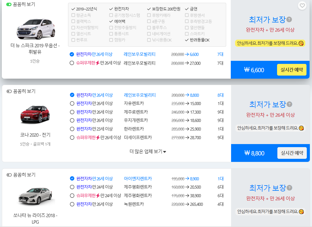 제주 렌트카 돌하루팡